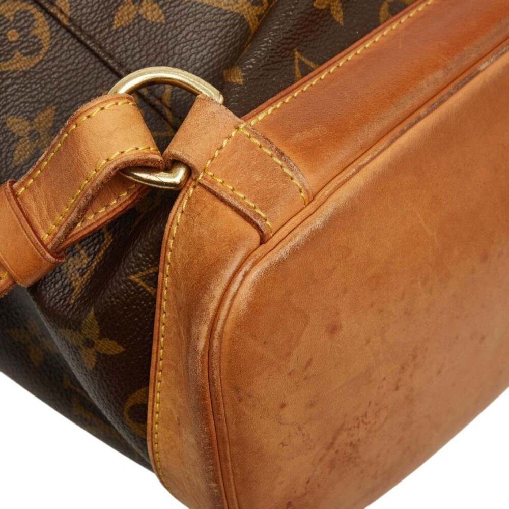 LOUIS VUITTON Brown Monogram Leather Backpack - Picture 7 of 11